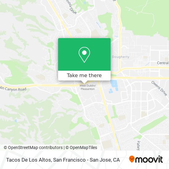 Mapa de Tacos De Los Altos