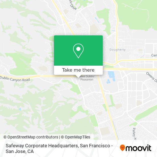 Mapa de Safeway Corporate Headquarters