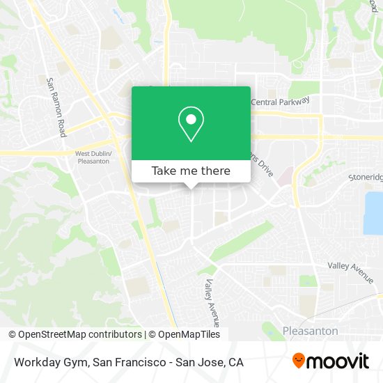 Workday Gym map