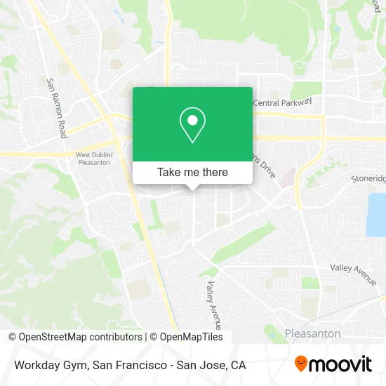 Workday Gym map
