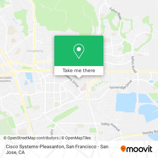 Mapa de Cisco Systems-Pleasanton