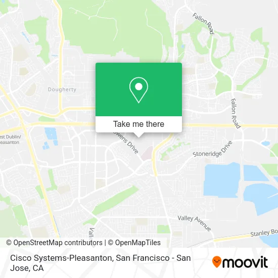 Cisco Systems-Pleasanton map