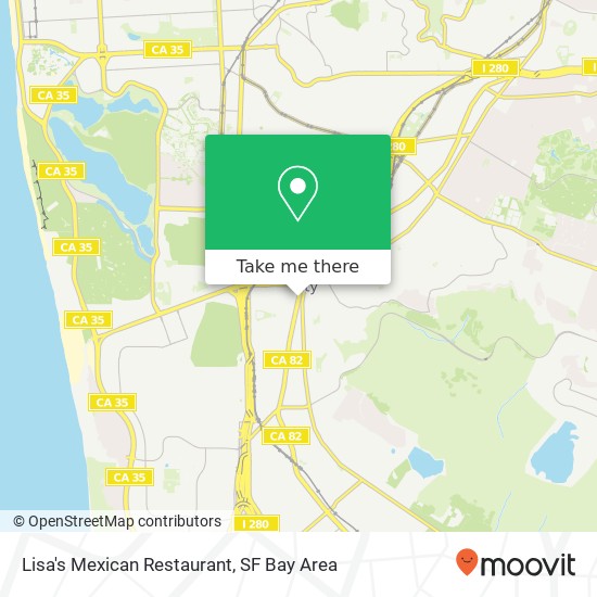 Lisa's Mexican Restaurant map