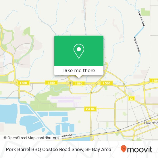 Mapa de Pork Barrel BBQ Costco Road Show