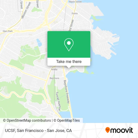 UCSF map