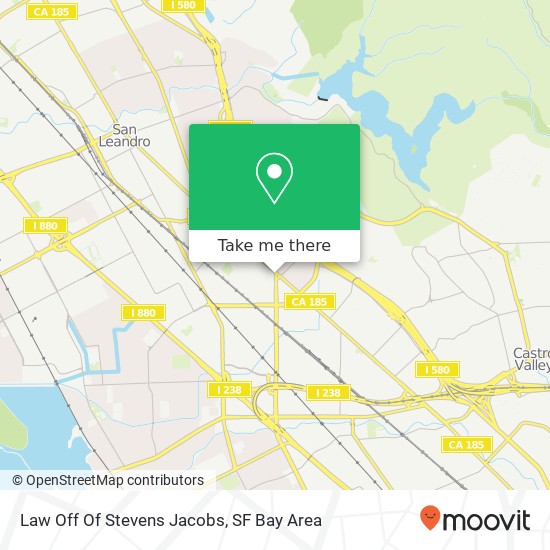 Law Off Of Stevens Jacobs map