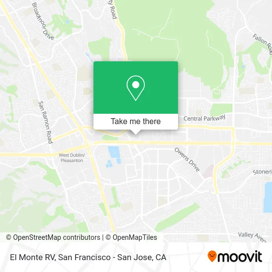El Monte RV map