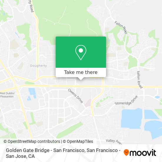 Mapa de Golden Gate Bridge - San Francisco