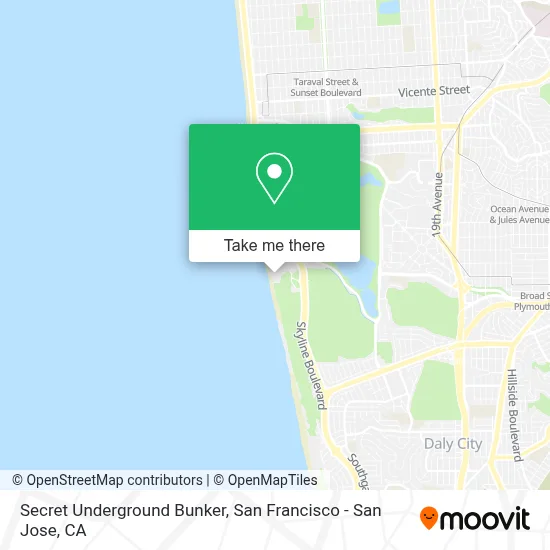 Secret Underground Bunker map