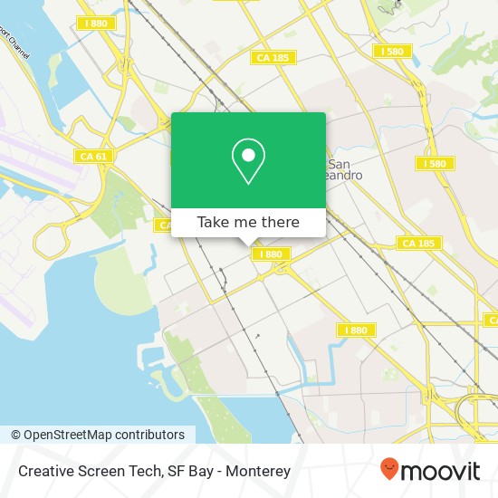 Mapa de Creative Screen Tech