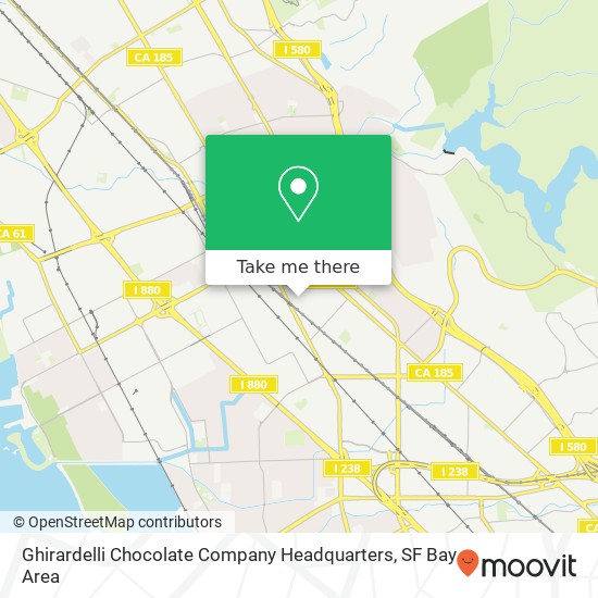 Ghirardelli Chocolate Company Headquarters map