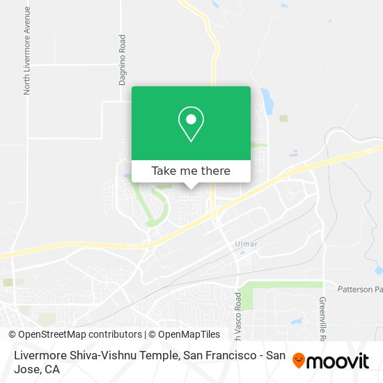 Mapa de Livermore Shiva-Vishnu Temple