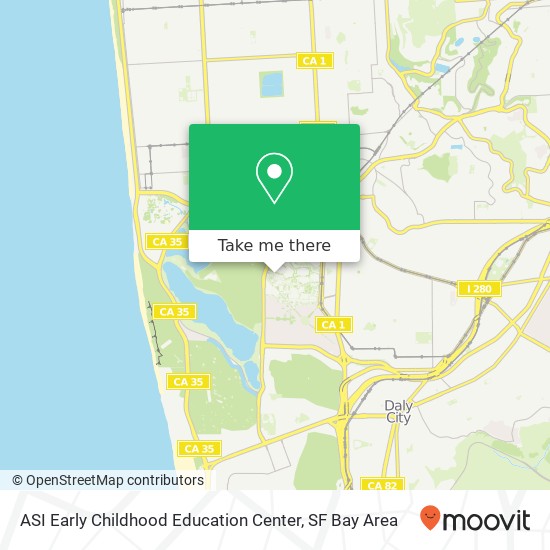 ASI Early Childhood Education Center map