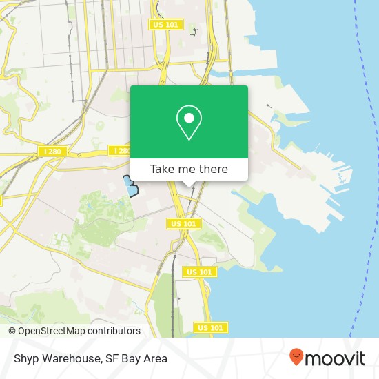 Shyp Warehouse map