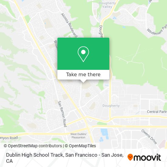 Mapa de Dublin High School Track