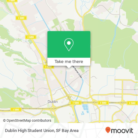 Dublin High Student Union map