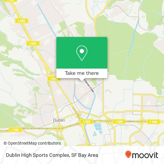 Mapa de Dublin High Sports Complex