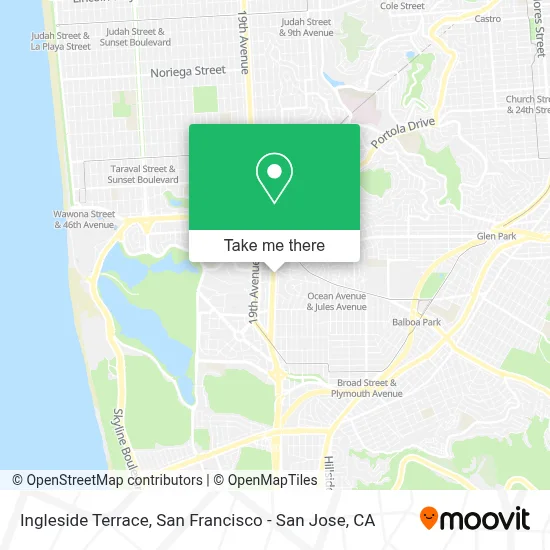 Ingleside Terrace map