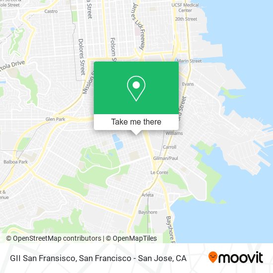 GII San Fransisco map