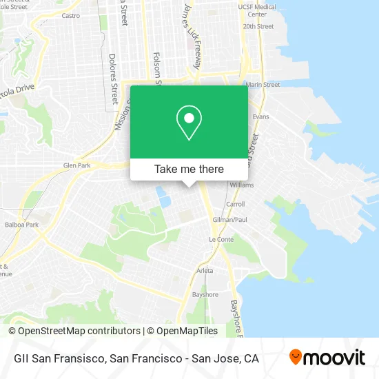 Mapa de GII San Fransisco