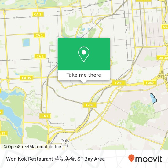 Mapa de Won Kok Restaurant 華記美食