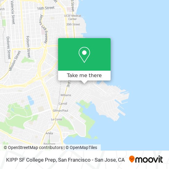 KIPP SF College Prep map