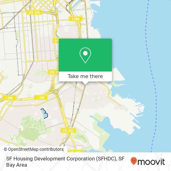 Mapa de SF Housing Development Corporation (SFHDC)