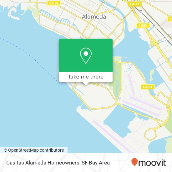 Mapa de Casitas Alameda Homeowners