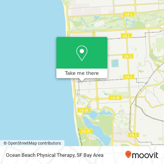 Mapa de Ocean Beach Physical Therapy