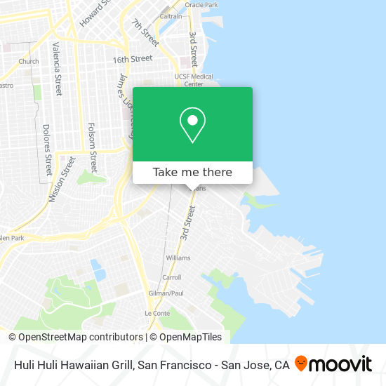 Huli Huli Hawaiian Grill map