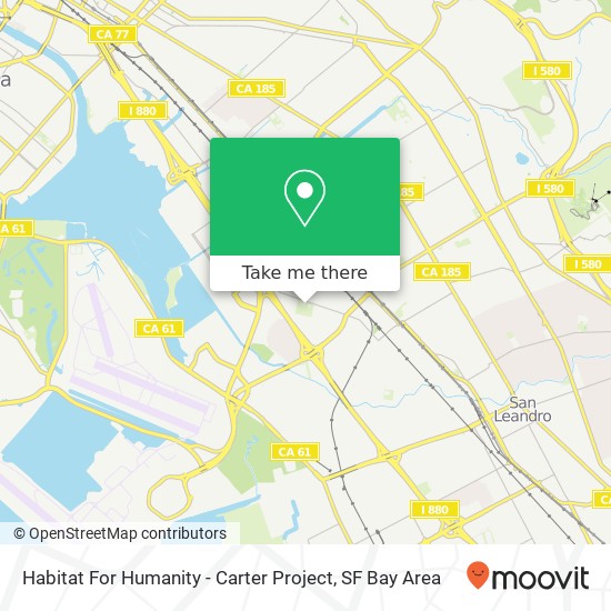 Habitat For Humanity - Carter Project map