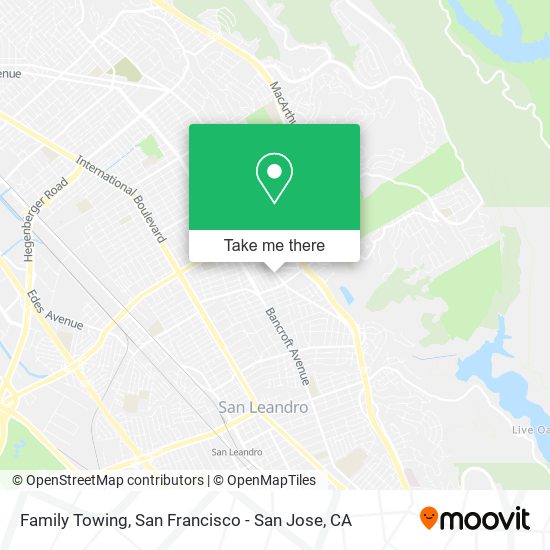 Family Towing map