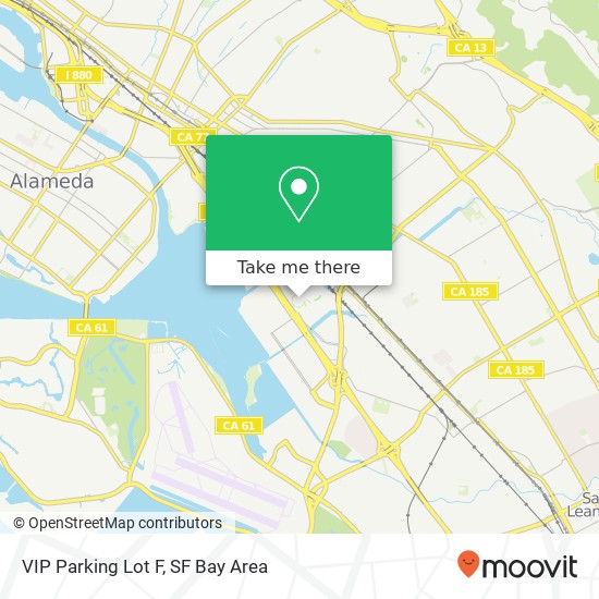 Mapa de VIP Parking Lot F