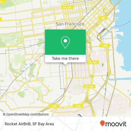 Rocket AirBnB map