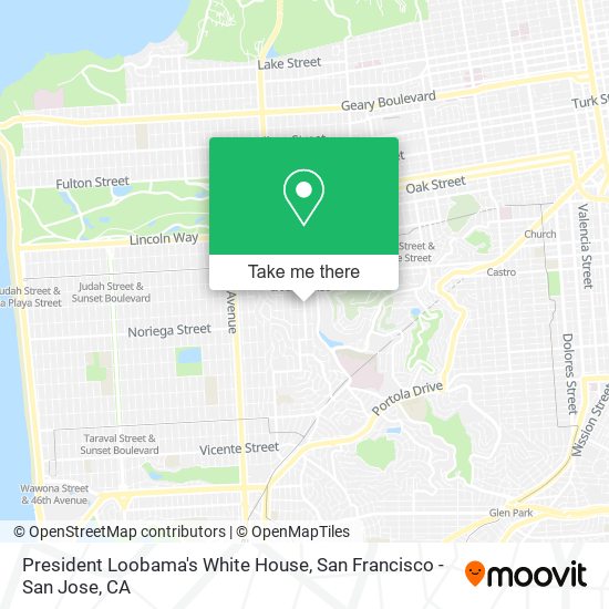Mapa de President Loobama's White House