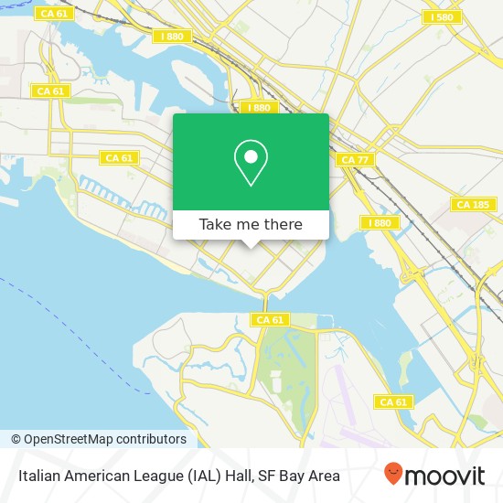 Mapa de Italian American League (IAL) Hall