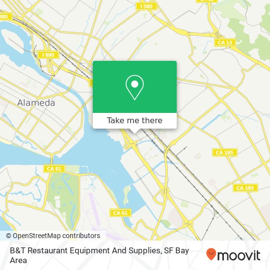 Mapa de B&T Restaurant Equipment And Supplies