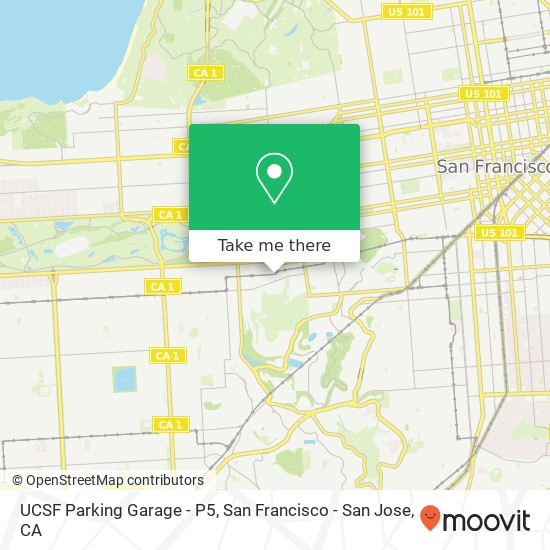 Mapa de UCSF Parking Garage - P5