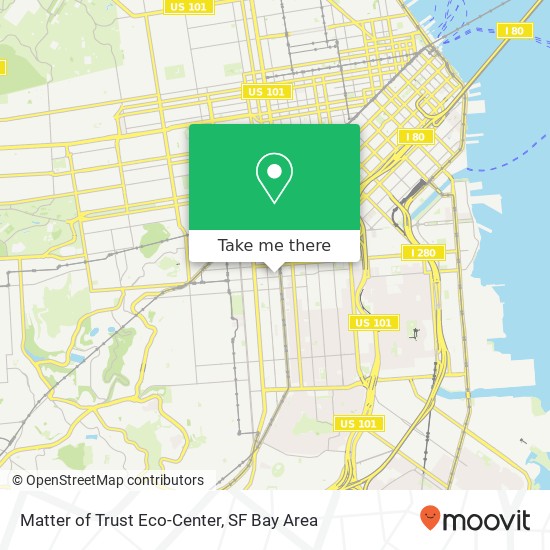 Matter of Trust Eco-Center map