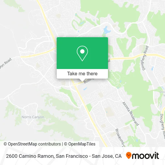 Mapa de 2600 Camino Ramon