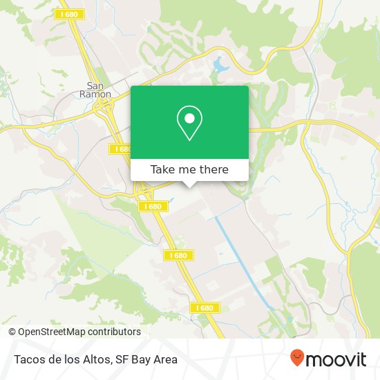 Mapa de Tacos de los Altos