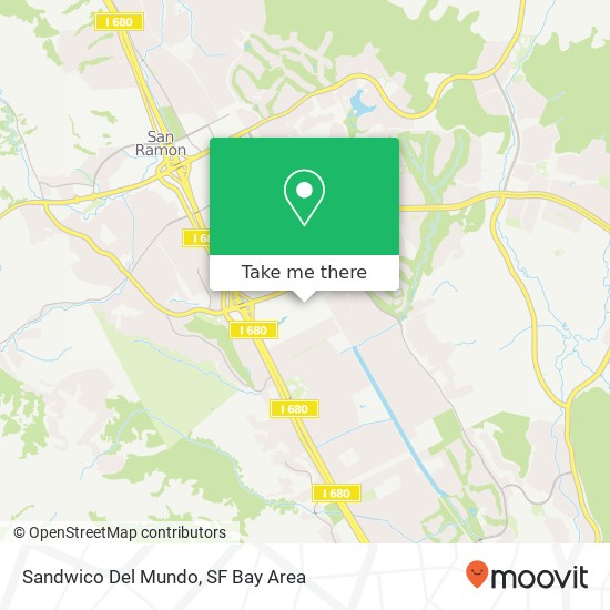 Sandwico Del Mundo map