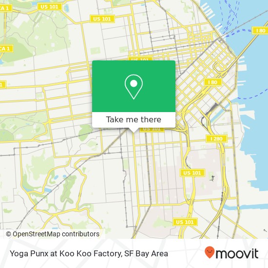 Mapa de Yoga Punx at Koo Koo Factory