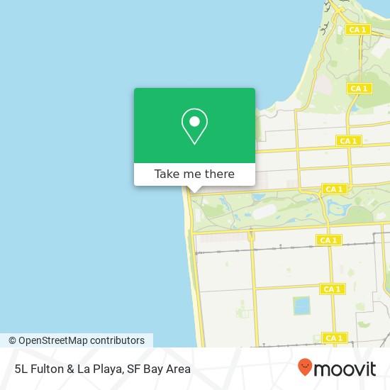 5L Fulton & La Playa map