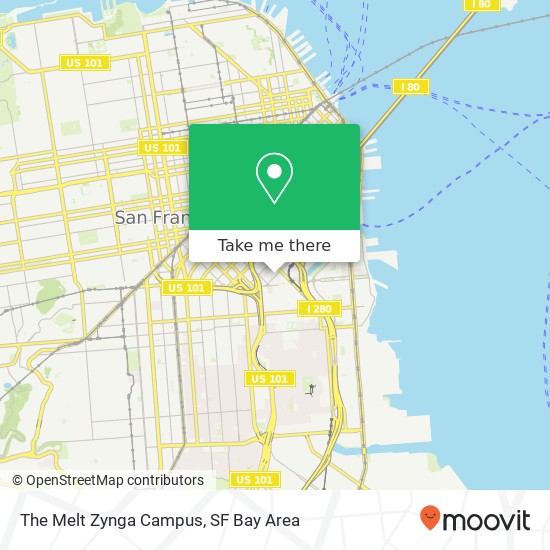 The Melt Zynga Campus map