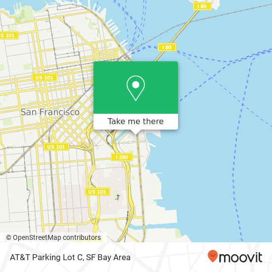 Mapa de AT&T Parking Lot C