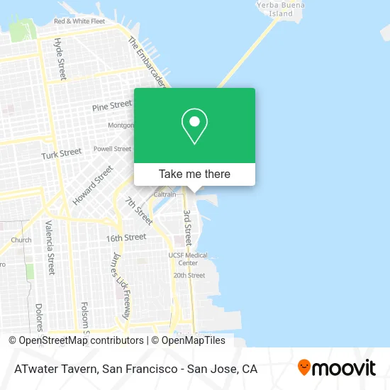 ATwater Tavern map