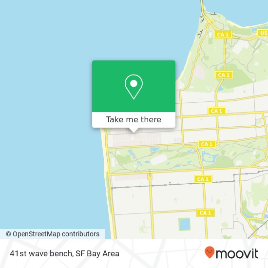 Mapa de 41st wave bench
