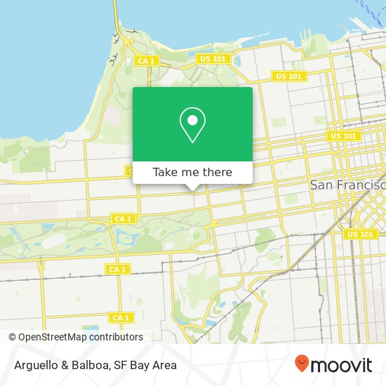 Mapa de Arguello & Balboa