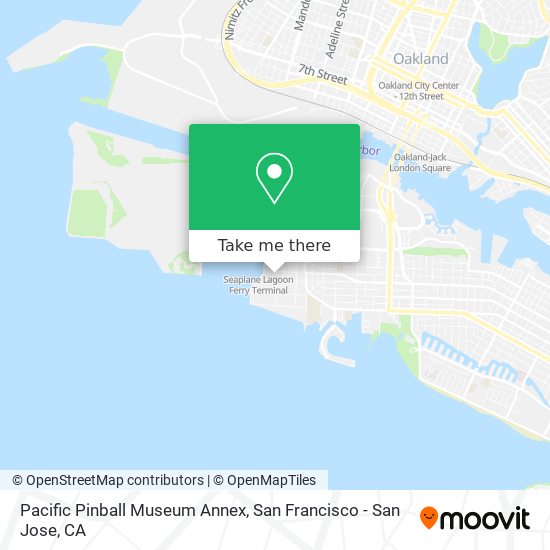 Mapa de Pacific Pinball Museum Annex